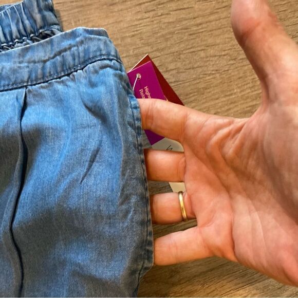 Merona Oversized Wide Leg chambray Pants NWT - Picture 11 of 12